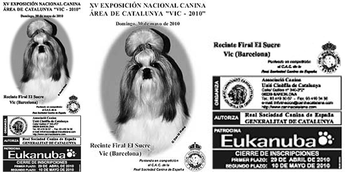 XV EXPOSICIÓN NACIONAL CANINA CATALUNYA ’VIC’ 2010