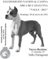 XI EXPOSICIÓN NACIONAL CANINA VALLS 2011